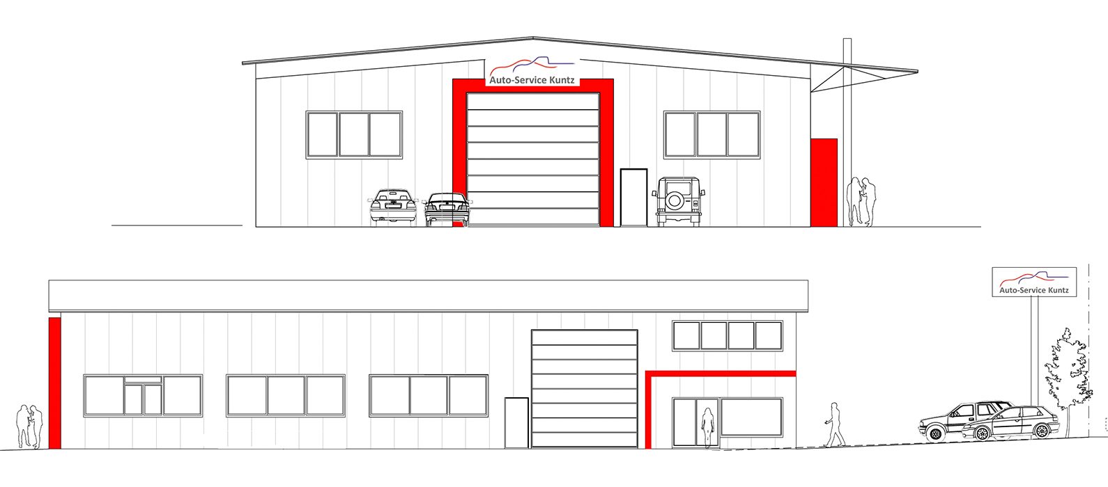 Auto-Service Kuntz Neubau
